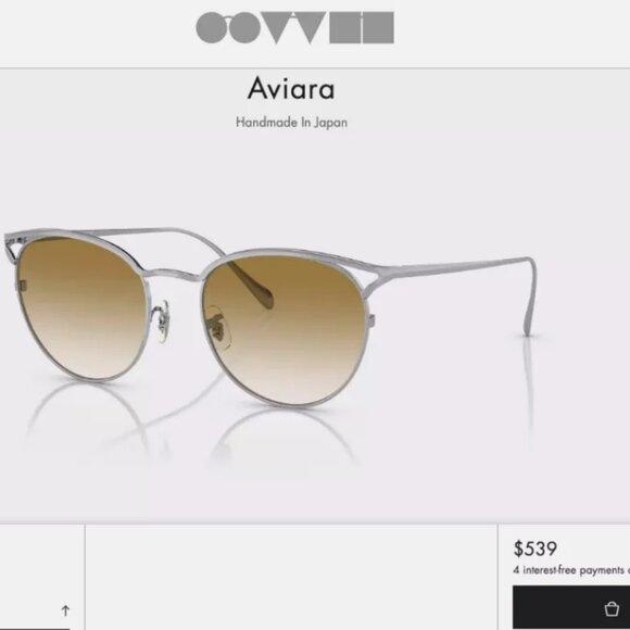 OLIVER PEOPLES AVIARA 52mm Optical in Bro Honey Gradient MSRP$539 CHIC &TIMELESS main image 12